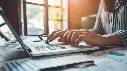 Precision in Accounting: Meticulous Number Crunching by an Accountant