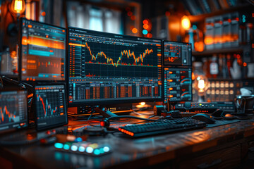Quantitative analysts developing sophisticated mathematical models to identify trading opportunities and manage risk. Generative Ai.