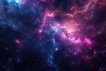 Beautiful galaxy background with vibrant colors