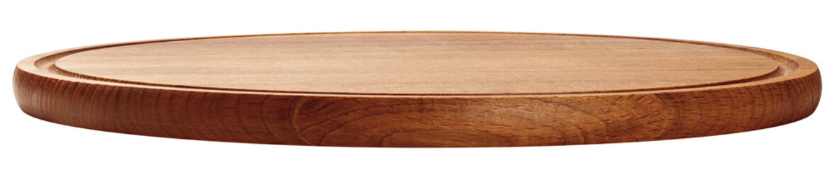 wooden Cutting Board, isolated on white background, full depth of field