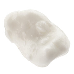 Cottage Cheese, Curd, isolated on white background, full depth of field