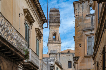 The Old town of Lecce, Apulia Region, Italy