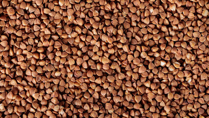 Texture of Dry Buckwheat, Top View