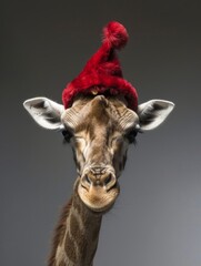 Christmas giraffe