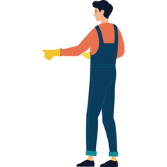 Janitor Or Cleaner Man