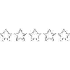 Fototapeta premium Rating Stars 