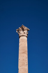 Temple of Olympian Zeus, Athens - also known as the Olympieion or Columns of the Olympian Zeus, is a former colossal temple at the center of the Greek capital Athens