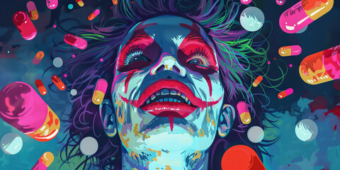Joker, Clown, The Carnival of Desire: A Jester's Tale of Addiction and Illusion