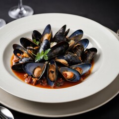 mussels with lemon and parsley