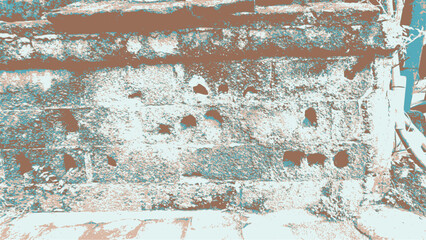 1-93c. Brick Texture Background Vector Image. Building Materials - Illustration. 