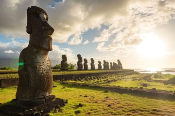 Easter Island, Chile: Known for its massive stone statues, or moai, this remote Polynesian island...