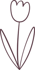 Tulip Flower Doodle