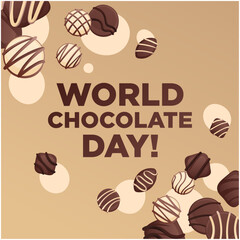 World Chocolate Day Banner Post