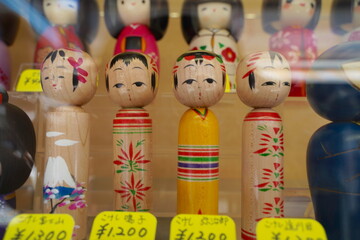 日本の東京、浅草のお土産や風景
