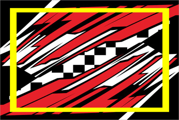racing wrap background vector design with unique line and color patterns