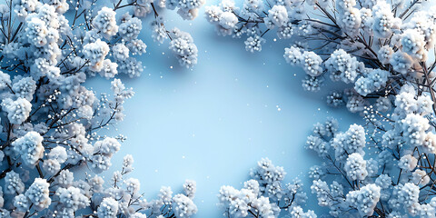 Serene Snowflakes in a Secluded Corner