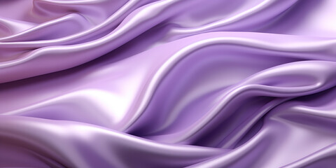 Obraz premium Texture of satin fabric, silk, lilac color