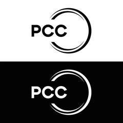 PCC logo. P C C design. White PCC letter. PCC, P C C letter logo design. P C C letter logo design in FIVE, FOUR, THREE, style. letter logo set in one artboard. P C C letter logo vector design.