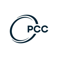 PCC logo. P C C design. White PCC letter. PCC, P C C letter logo design. P C C letter logo design in FIVE, FOUR, THREE, style. letter logo set in one artboard. P C C letter logo vector design.