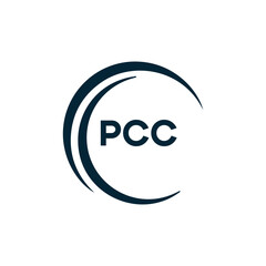 PCC logo. P C C design. White PCC letter. PCC, P C C letter logo design. P C C letter logo design in FIVE, FOUR, THREE, style. letter logo set in one artboard. P C C letter logo vector design.