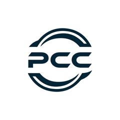 PCC logo. P C C design. White PCC letter. PCC, P C C letter logo design. P C C letter logo design in FIVE, FOUR, THREE, style. letter logo set in one artboard. P C C letter logo vector design.