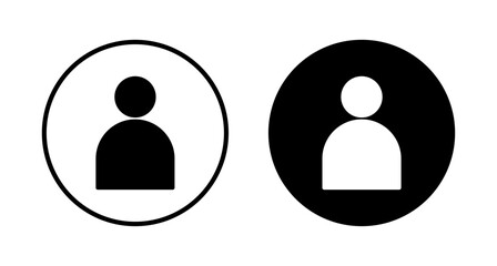 User Icon vector isolated on white background. person sign. people icon.