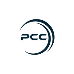 PCC logo. P C C design. White PCC letter. PCC, P C C letter logo design. P C C letter logo design in FIVE, FOUR, THREE, style. letter logo set in one artboard. P C C letter logo vector design.