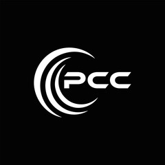 PCC logo. P C C design. White PCC letter. PCC, P C C letter logo design. P C C letter logo design in FIVE, FOUR, THREE, style. letter logo set in one artboard. P C C letter logo vector design.