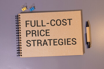 text Full-Cost Price Strategies on white paper.