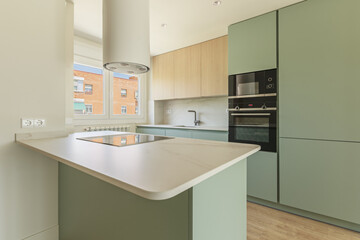 The countertop is the work surface in the kitchen and is normally made of noble materials such as...