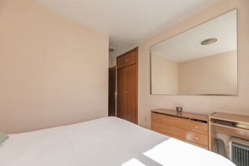 A bedroom may include one or several beds of specific shapes and sizes