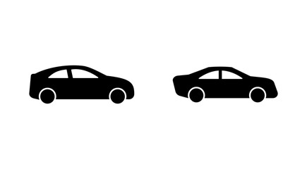 Car icon set. car vector icon. small sedan