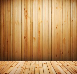Naklejka premium wood floor and wall, floor, plank, brown, pattern, board, timber, hardwood, panel