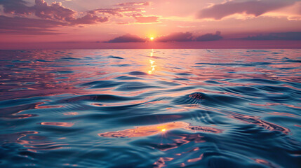 Obraz premium sunset in the sea