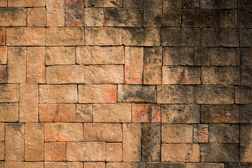 Background of old vintage brick wall