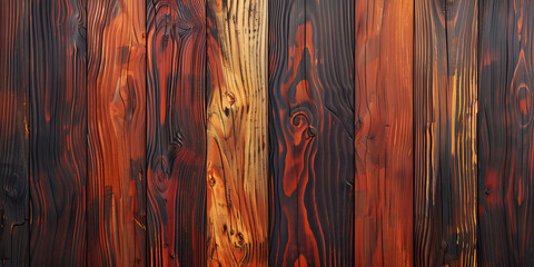 reddish and brownish wooden planks texture and background.
