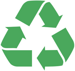 Obraz premium Recycle symbol isolated on white background.