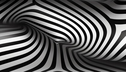 Black and white stripes.