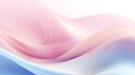 Fototapeta premium The image is a background. The colors are pink, blue and white. The image is soft and smooth and looks like a wave.