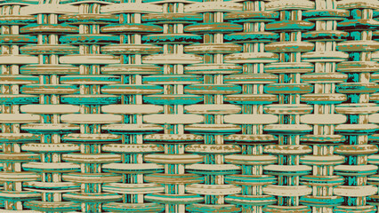 2-67c. Bamboo Basket Pattern - Illustration. Abstract Bamboo Vector Pattern.