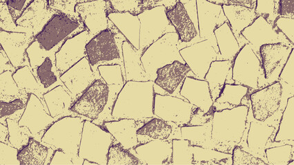 Naklejka premium 2-10c. Sidewalk block. Stone textured background image - Illustration.