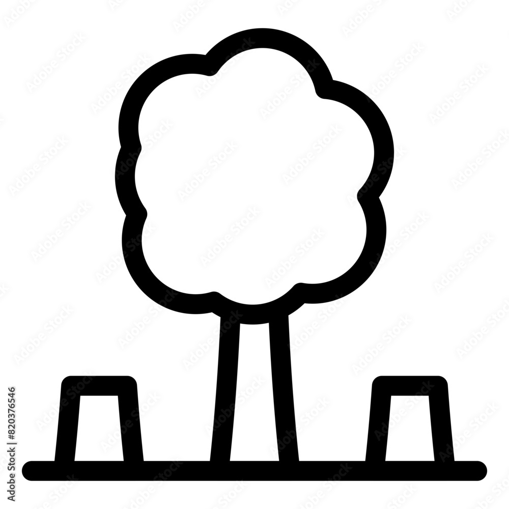 Poster deforestation icon 