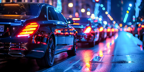 VIP Arriving in Style with Chauffeured Service.