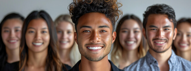 Portrait Collection: Smiling Men and Women