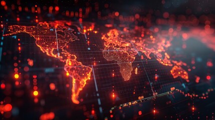 Obraz premium AI-Generated 4K Wallpaper: Global Economic Data Visualization on a Vibrant Blue Background with Infographic Charts, Symbolizing the Future of Integrated Investment and Financial Analytics.