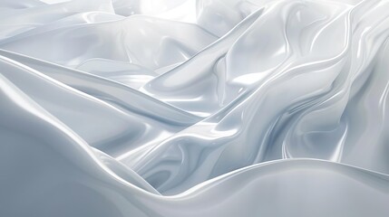 Shiny white abstract lines