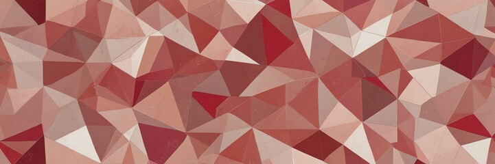 abstract pink polygon triangles on white background design illustration from Generative AI