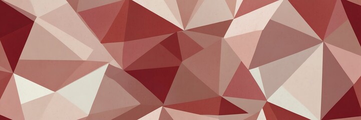 abstract pink polygon triangles on white background design illustration from Generative AI
