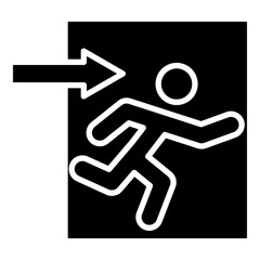 emergency exit icon