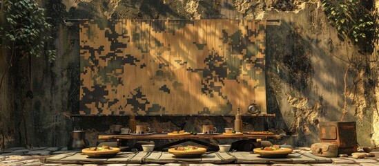 Military Campthemed Isaan Meal A Tactical Culinary Experience in the Jungle